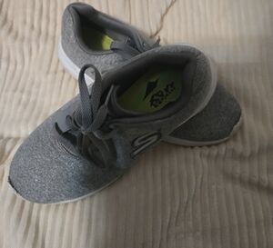 Skechers Kids Charcoal Gray Sneakers